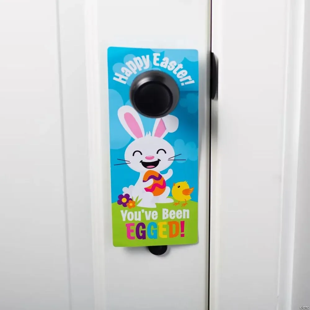 Easter You’ve Been Egged Doorknob Hangers - 24 Pc.